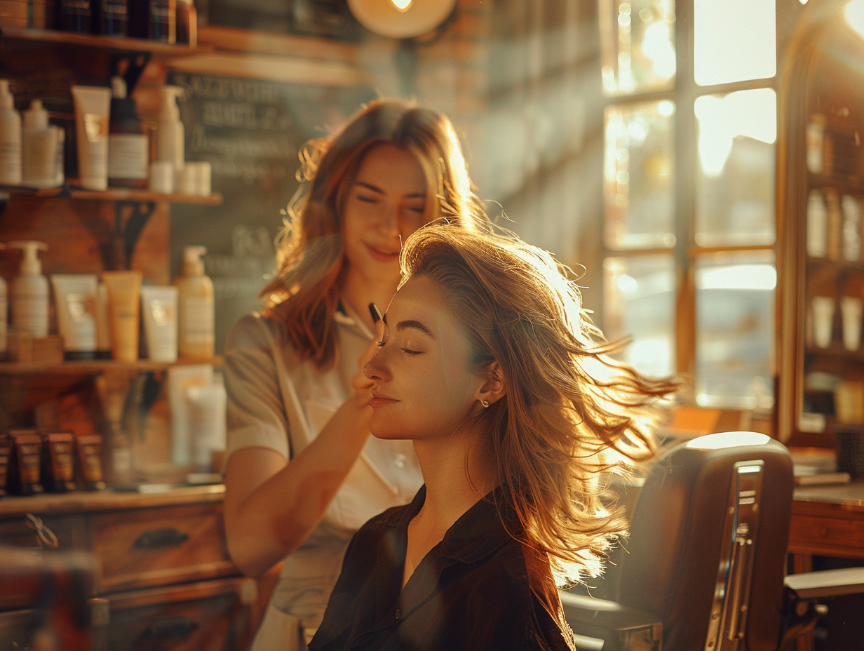 cheveux élastiques