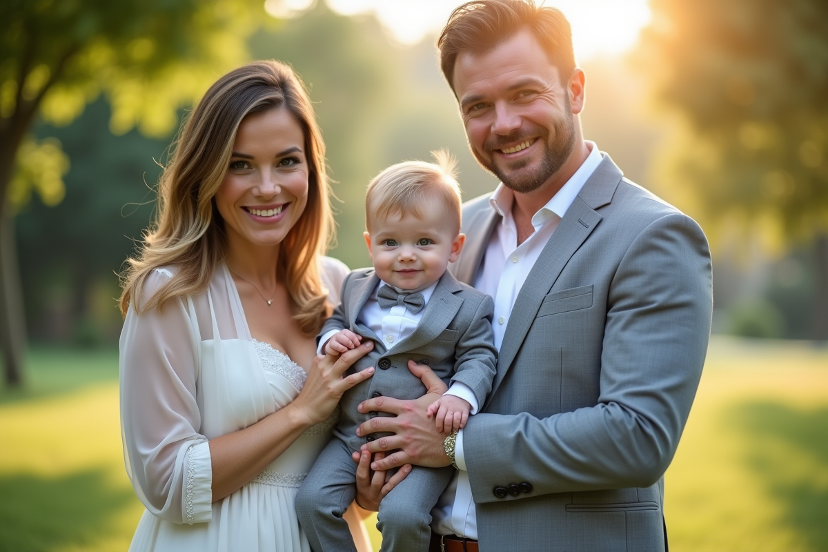 bébé élégant