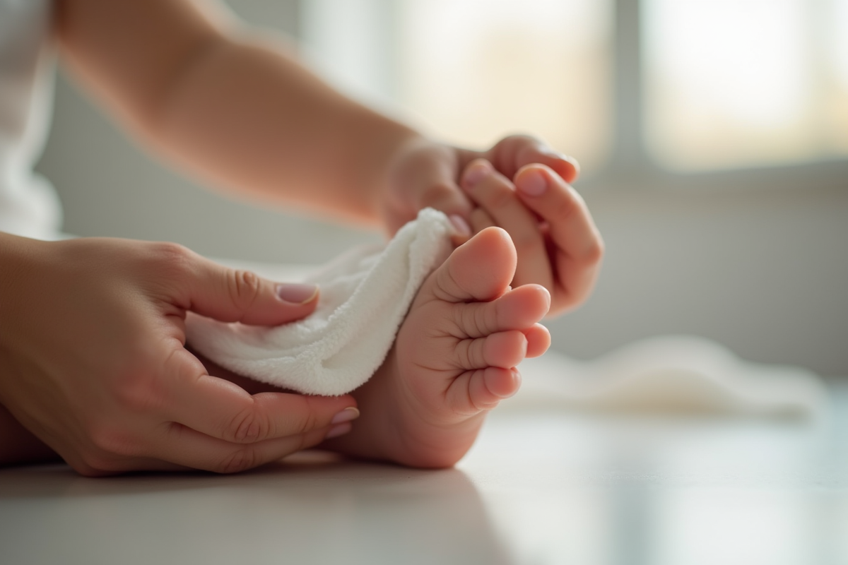 nouveau-né exfoliation